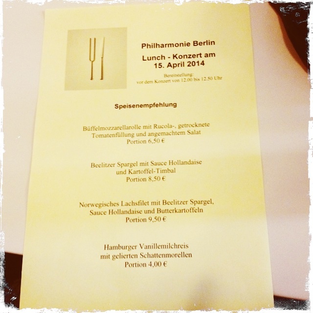 Berliner Philharmonie, Lunchkonzerte am Dienstag, Mittags in Mitte